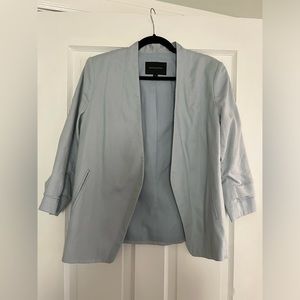 Light blue linen blazer (size 8)